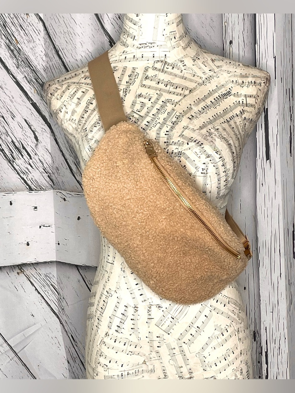 Ah-Dorned Sherpa Bum/Sling Bag NWOT